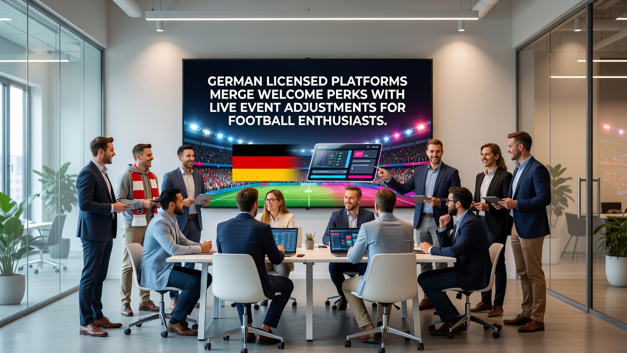 Smartphone-Screenshot einer deutschen Wett-App mit Willkommensbonus und Live-Quotenanpassung während eines Fußballspiels